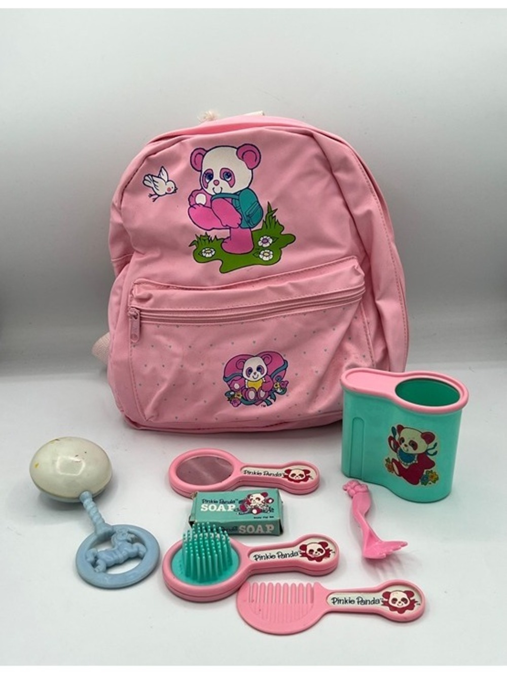 Vintage 1985 Shillman Little Mommy Doll Play n Tote Backpack With Accessories